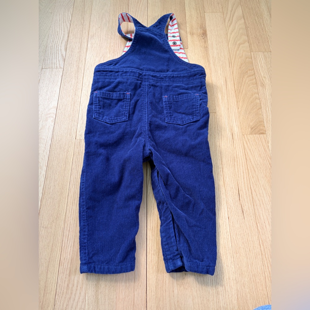 Mini Boden Navy Corduroy Overalls 18-24 Months Toddler Dungarees - Picture 4 of 5